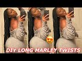 DIY WAIST LENGTH MARLEY TWISTS TUTORIAL | FT. ANALUISA JEWELRY