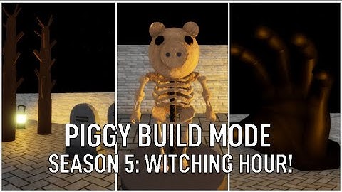 *NEW* BUILD MODE ITEMS in PIGGY: SEASON 5 (WITCHING HOUR)! - Roblox