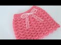 Tığ işi Karnabahar Model Bebek Etek Nasıl Yapılır/Baby skirt/1-2 yaş