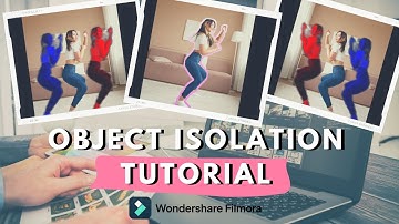 How to make Object isolation with Wondershare Filmora | NEON SCRIBBLE EFFECT