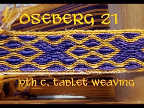 Viking Leg Wraps Tablet Weaving Oseberg Made to Order 