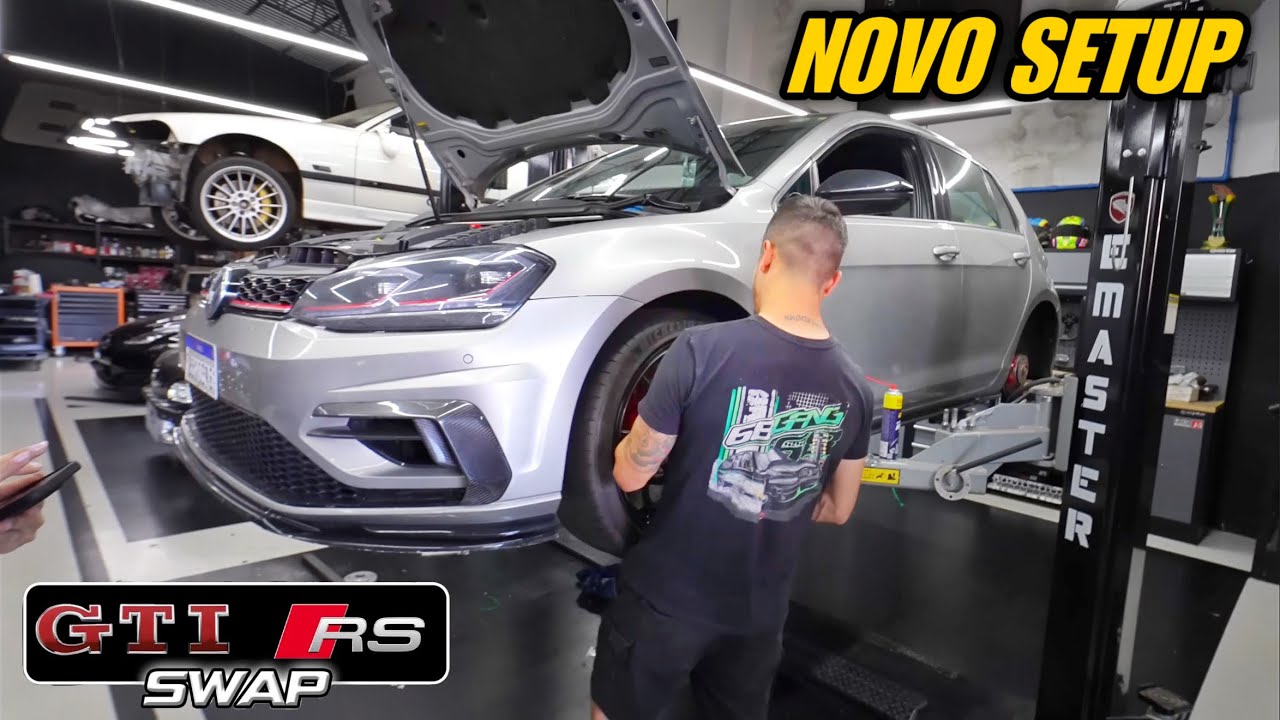 O NOVO SETUP DE RODAS DO VILAO (GTI C/ SWAP AUDI RS3) 🔥 ATÉ A LARGADA MELHOROU ...