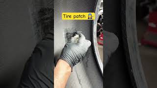 Tire🛞 Patch 🍄 New Technology Amazing Repair Trick 🔥 #shorts#tirerepair