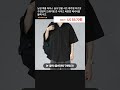 남성 여름 아이스 실크 반팔 셔츠 캐주얼 루즈핏 구김방지 드레이핑 큰 사이즈 버튼업 패셔너블 블랙 셔츠