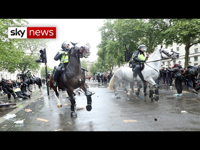 Home Secretary condemns Black Lives Matter protesters over violence