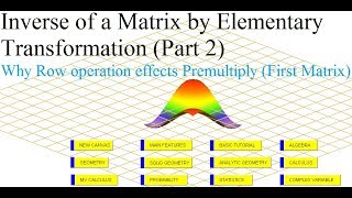 Inverse of a Matrix by Elementary Transformations/Operations (Part 2)