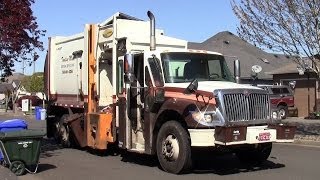 International Workstar Labrie Expert 2000 Garbage Truck With Glass Recycling Compartment
