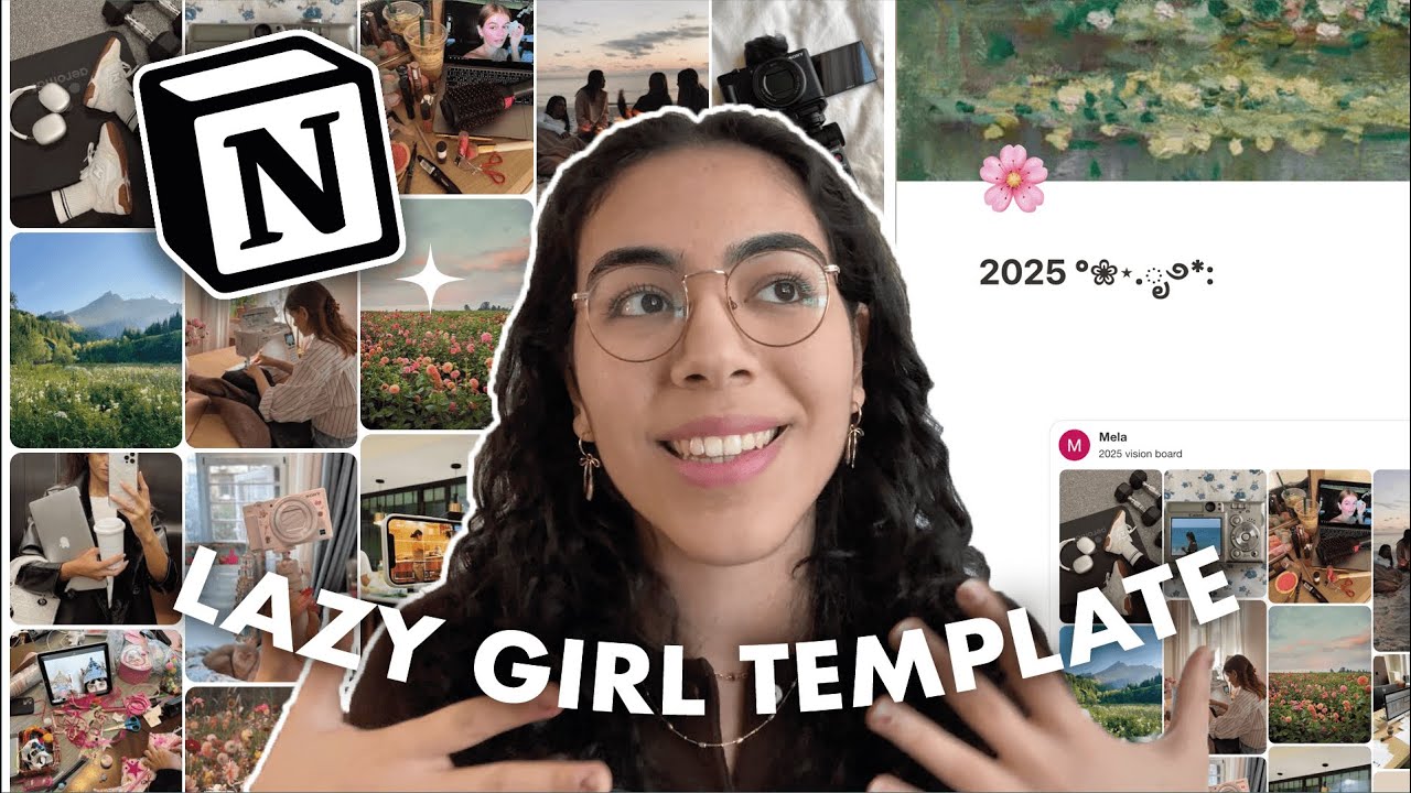 THE 2025 Lazy Girl Notion Planner