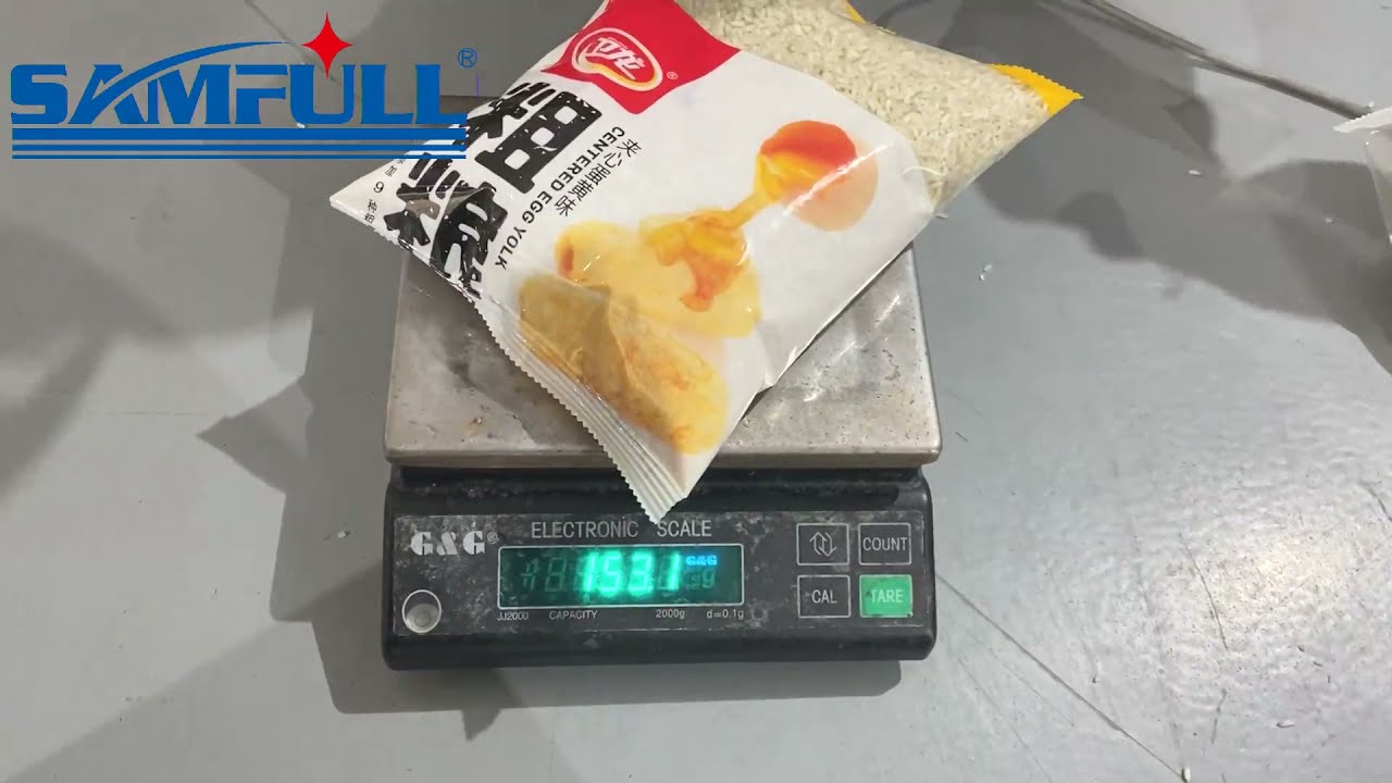 Automatic 1kg rice volumetric cup weigher packing machine YouTube