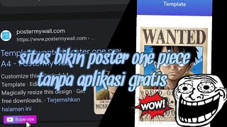 tutorial membuat poster one piece tanpa aplikasi gratis screenshot 1