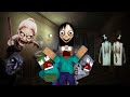 Monster School : Granny, Slenderina and Grandpa Epic Escape - Minecraft Animation