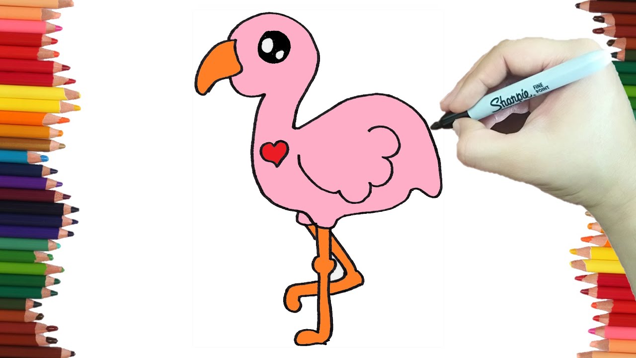 Como Dibujar Un Flamenco Paso A Paso