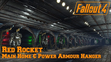Fallout 4 | Red Rocket Main Base | Full Tour No Mods