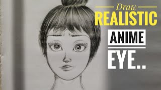 How To Draw Realistic Anime Eyes screenshot 2