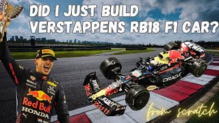 How to Make a 2022 F1 RedBull RB18 Like Max Verstappen!