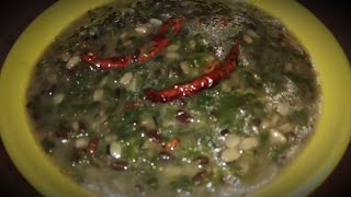 Winter Special SAKPETHA | PALAK  and KALI DAAl Recipe - Hot Recipe this winter 2017