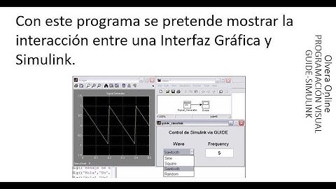 Interface de usuario en Matlab (GUI) –Manipulando Programa en Simulink