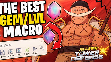 The BEST AFK MACRO For GEMS AND LEVELS In ASTD X