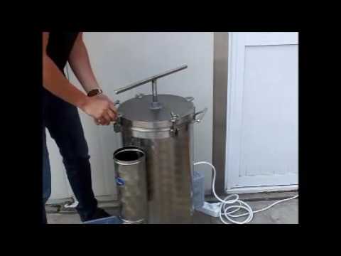 ცვილის სადნობი ელექტრონული ორთქლზე, პრესის სისტემით 25 ჩარჩოს ტევადობის ცვილით (უჟანგავი)