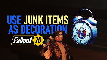 Fallout 76 - How to use junk items as decoration (with Chessboard)