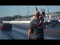 Tkm powered hotrods making passes at darlington dragway