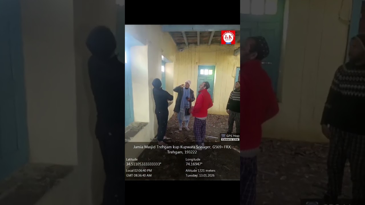 Rajni Dembi Inspects Trehgam Mandir Construction in Kupwara, Discusses Progress with Teh. & JE