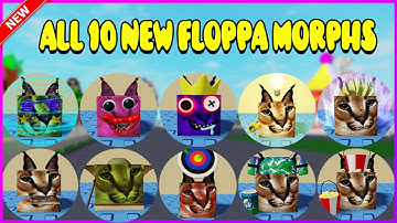 UPDATE - Find The Floppa Morphs - ALL 10 NEW FLOPPA MORPHS - ROBLOX