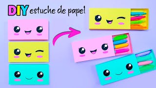 Manualidades con Papel / Cajitas de Papel DIY Estuche Lapicera / Tutorial Origami