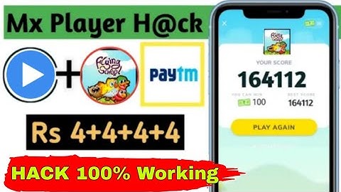 Mx player flying school game h&ck trick 100% working in 2021 || Mx player game h&ck flying school