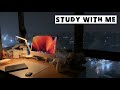 Real time  1 hour  studywork with me   spooky music  3