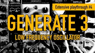 GENERATE 3 / extensive playthrough #4 / LFO