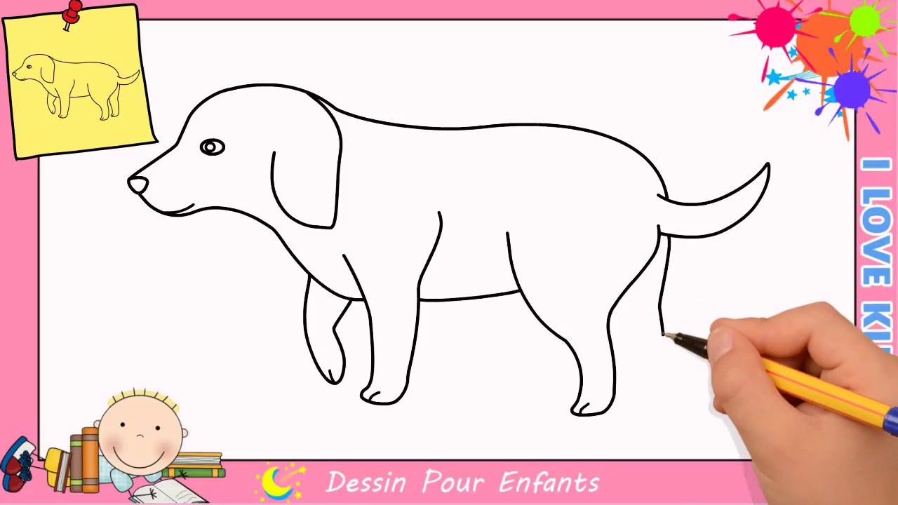 Comment Dessiner Un Chien Facilement Etape Par Etape Pour Enfants 13