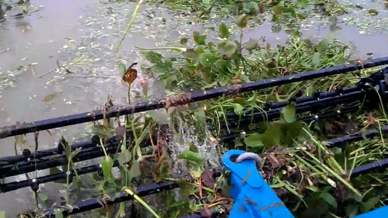 A Model 5012 LP VersiDredge® in Mexico Water Hyacinth Removal YouTube