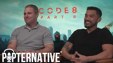 Code 8 Part II Interview: Stephen Amell and Alex Mallari Jr. (Netflix)