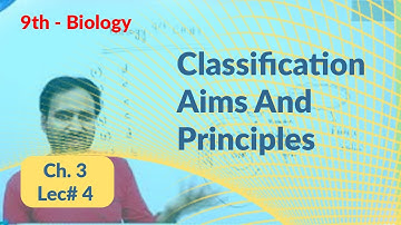 9th Biology Ch 3 Classification Aims and principles - 9th class Biology Ch 3 Classification Aims and