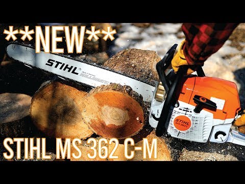 NEW Stihl MS 362 C-M with M-Tronic Engine Management Technology