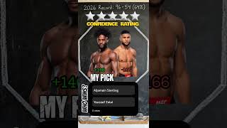 UFC Aljamain Sterling vs. Youssef Zalal Quick Fight Pick #ufc #shorts
