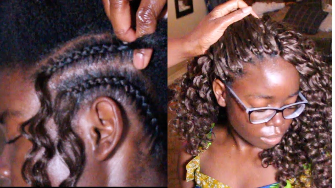 OMG! 😱The Best Curly Crochet illusion using braiding extension