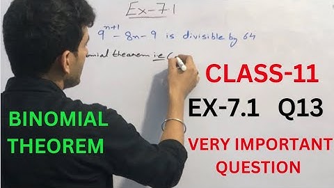 CLASS 11th | MATHS  | CH-7 | BINOMIAL THEOREM | EX-7.1 [Q.13 ]#mathsclass11chapte 7