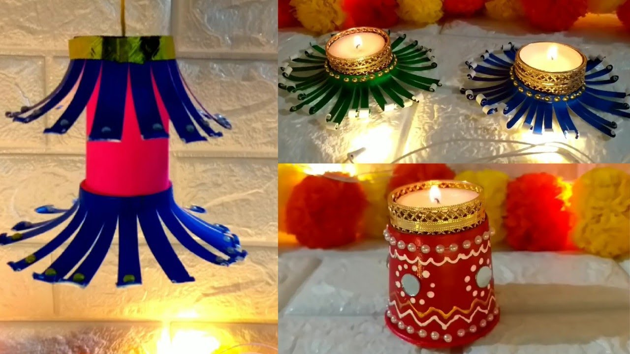 7 Diwali Decoration Ideas from Paper Cups | DIY Paper Cup Craft ...