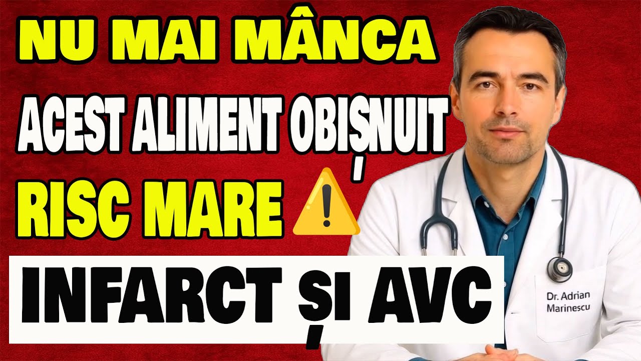 ATENȚIE SENIORI! Alimente Românești obișnuite cresc riscul de AVC și INFARCT | Dr. Adrian Marinescu