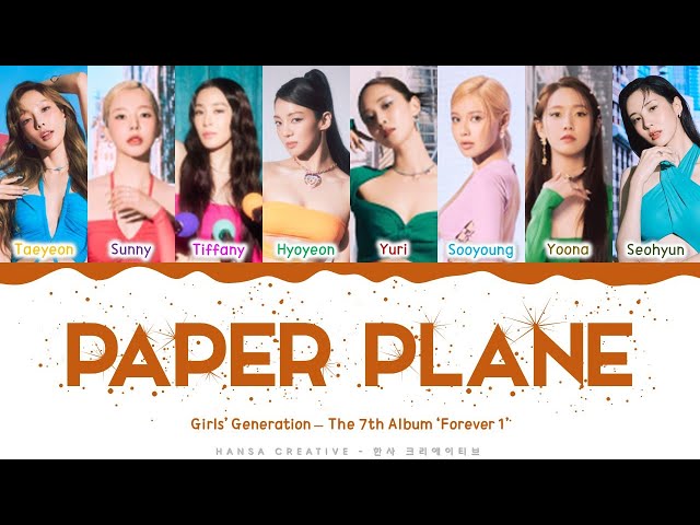 Girls' Generation - 'Paper Plane' Lyrics Color Coded (Han/Rom/Eng) by Hansa Creative | @HansaGame class=