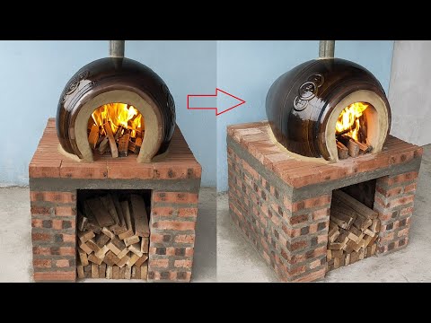 Making a pizza oven is simple _  The idea of broken jars