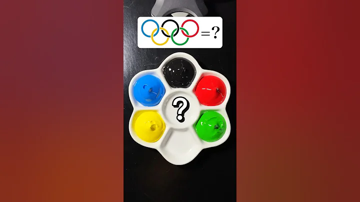 Guess the mixed colors  #colormixing #satisfying #asmr