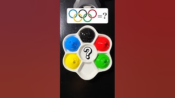 Guess the mixed colors  #colormixing #satisfying #asmr