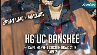Custom Gunpla Using Spraycan Part 2, 3