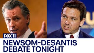 Newsom-DeSantis debate tonight