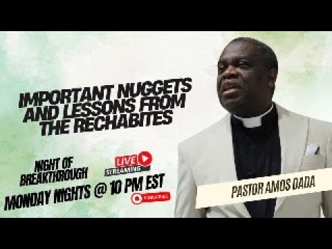 Lesson For Tonight The topic for tonight is . “Important nuggets and lessons from the ...