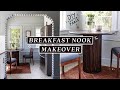 Vintage Revival BREAKFAST NOOK MAKEOVER + DIY Fluted Round Table (Budget Friendly)