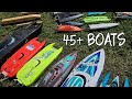 My rc boat collection 2024 ironclad fleet  fe rc boat  home made rc boat